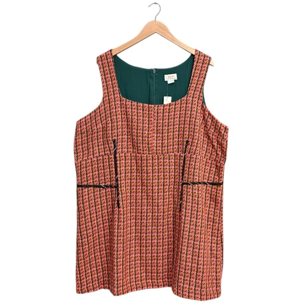 Anthropologie Maeve Tweed Dress 2 Piece Set - Picture 6 of 16